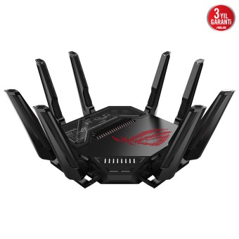 ASUS ROG Rapture GT-BE98 WiFi Quad-Band Mobile AiProtection Pro Aura RGB AiMesh Gaming Extendable Router