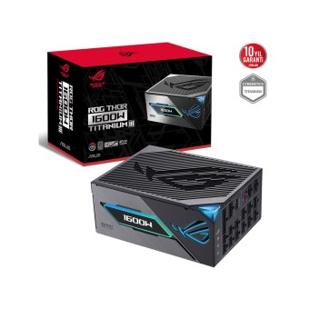 ASUS ROG THOR 1600W Titanium III GAMING OLED ATX 3.1/PCIe 5.1 Full Modüler Güç Kaynağı